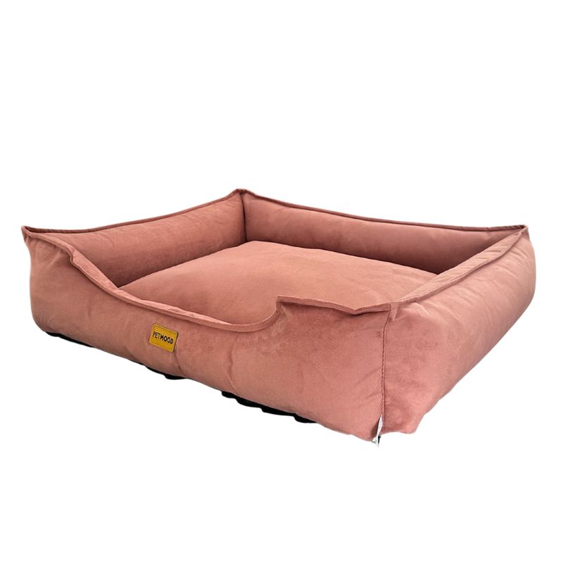 CAMA PARA MASCOTAS ANTIALÉRGICA T-XXL COLOR ROSADO - 3