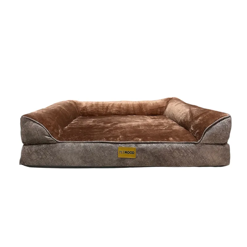CAMA ORTOPÉDICA PARA PERROS CON FUNDA EXTRAÍBLE M COLOR MARRÓN - 3