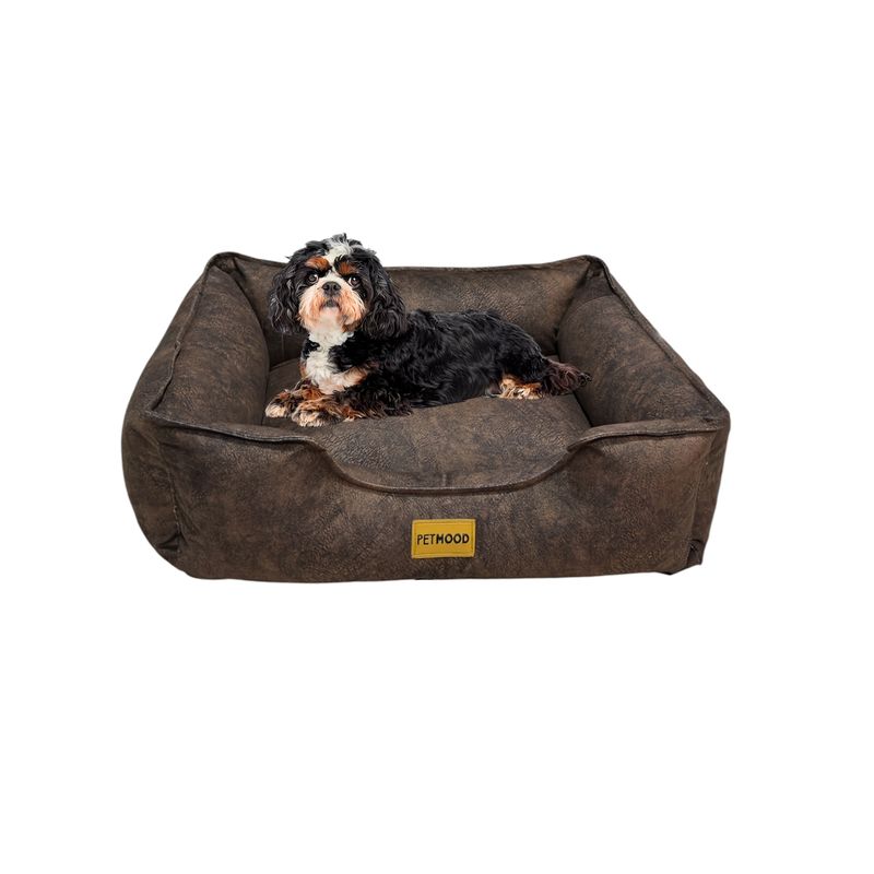 CAMA PARA MASCOTAS ANTIALÉRGICA T-M COLOR MARRÓN - 1