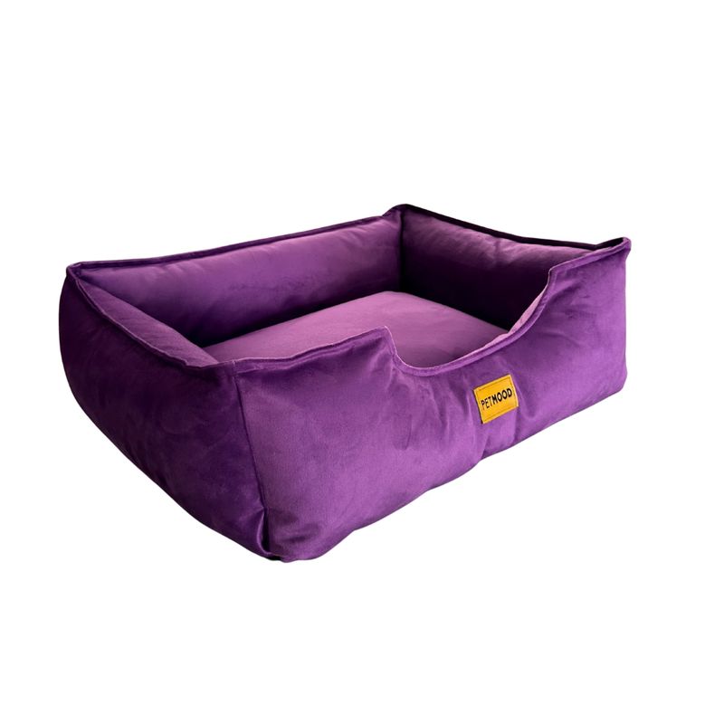 CAMA PARA MASCOTAS ANTIALÉRGICA T-M COLOR MORADO - 1