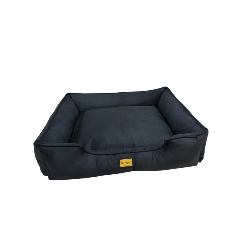 CAMA PARA MASCOTAS ANTIALÉRGICA T-XXL NEGRO - 2