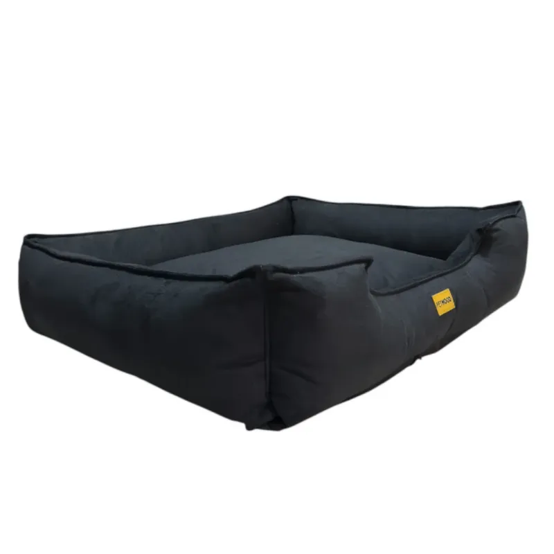 CAMA PARA MASCOTAS ANTIALÉRGICA T-XXL NEGRO - 3