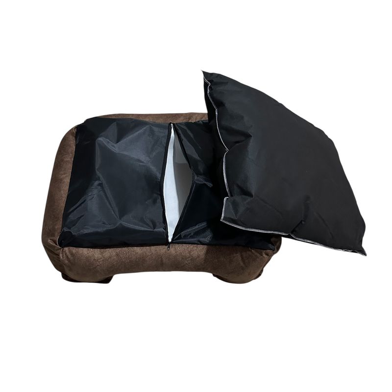 CAMA PARA MASCOTAS ANTIALÉRGICA T-XL MARRÓN - 4