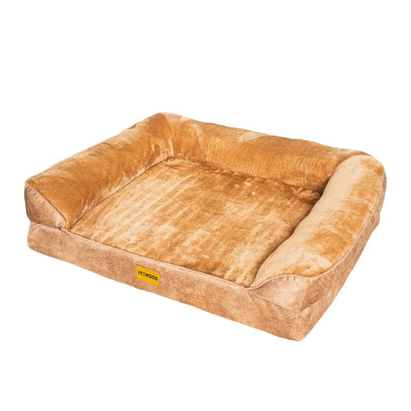 CAMA ORTOPÉDICA PARA PERROS CON FUNDA EXTRAÍBLE M COLOR BEIGE - 2
