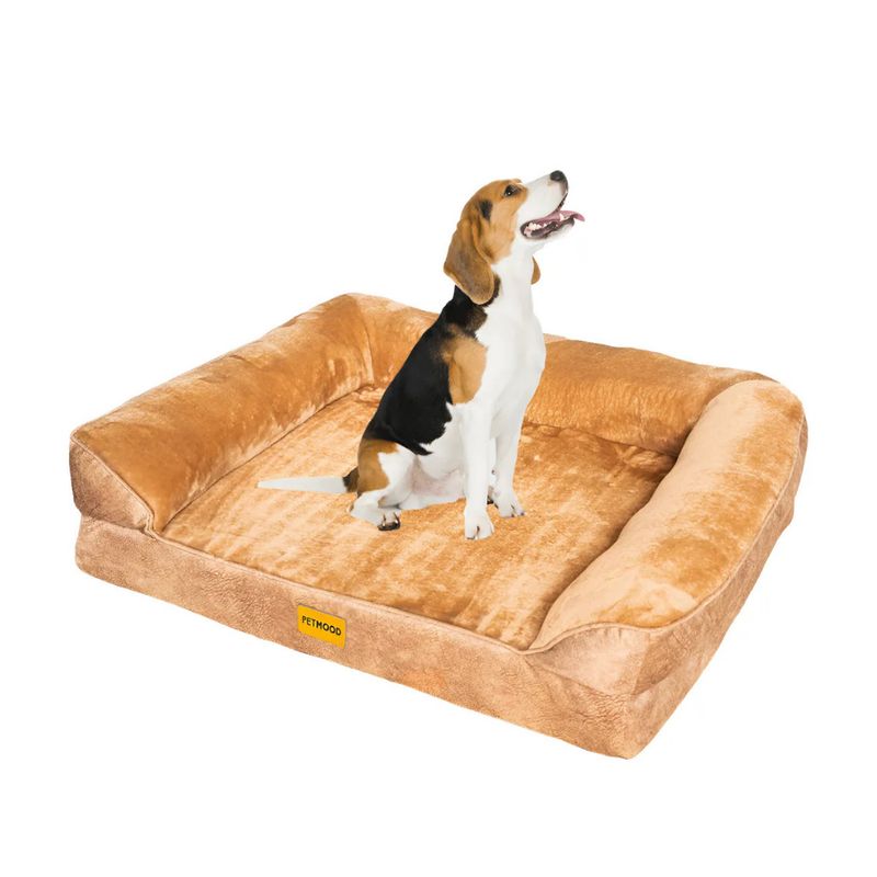 CAMA ORTOPÉDICA PARA PERROS CON FUNDA EXTRAÍBLE M COLOR BEIGE - 5