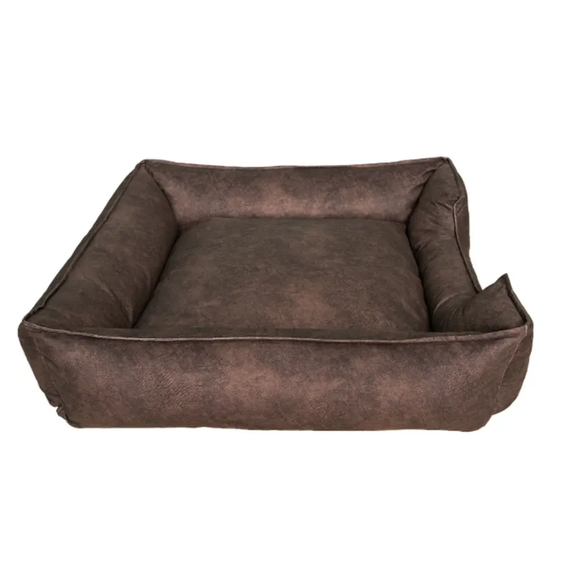 CAMA PARA MASCOTAS ANTIALÉRGICA T-XXL COLOR MARRÓN - 3