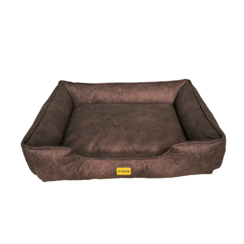 CAMA PARA MASCOTAS ANTIALÉRGICA T-XXL COLOR MARRÓN - 4