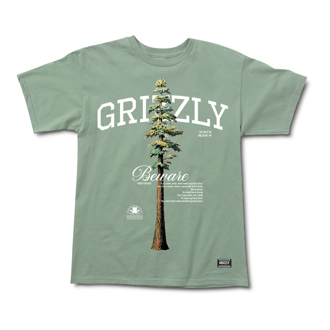 POLO MANGA CORTA ALGODÓN GRIZZLY GRIPTAPE TALLEST PINE - 1