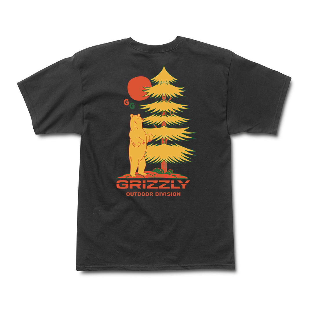 POLO MANGA CORTA ALGODÓN GRIZZLY GRIPTAPE STANDING BEAR - 1