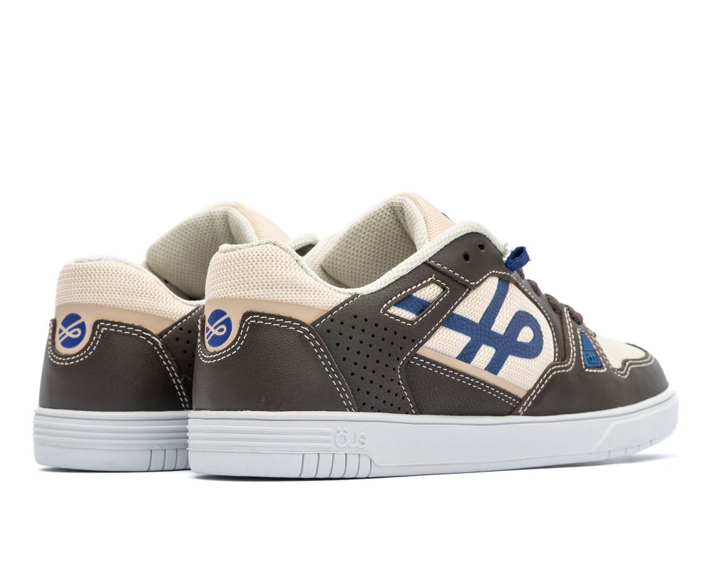 ZAPATILLA OUS URBANA CHOCO CREME 2K ESSENCIAL CUERO - 2