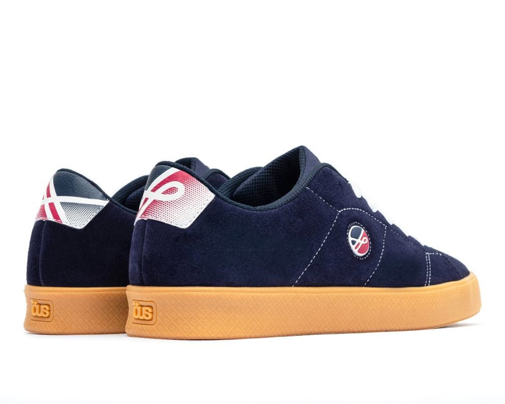 ZAPATILLA OUS URBANA  AZUL DOTS ESSENCIAL CUERO - 2