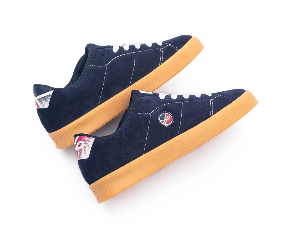 ZAPATILLA OUS URBANA AZUL DOTS ESSENCIAL CUERO - 3