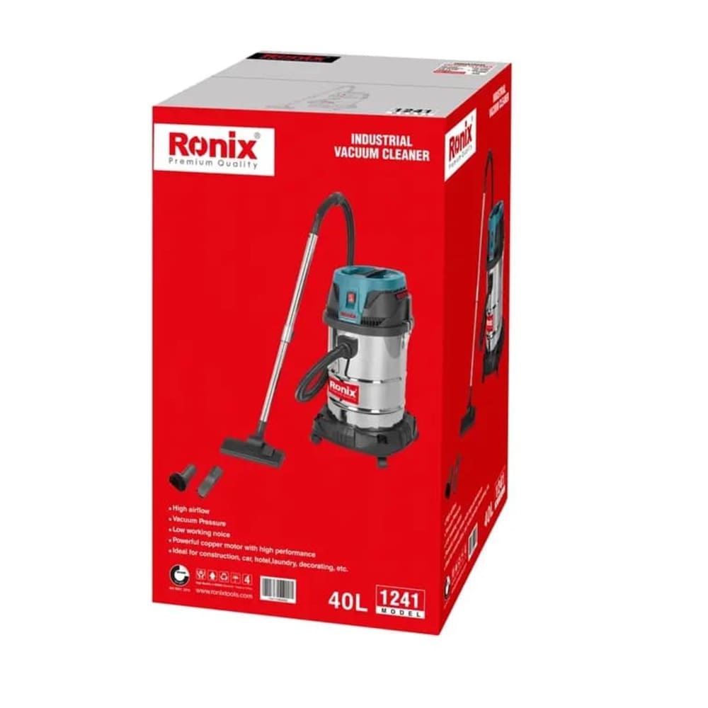 ASPIRADORA INDUSTRIAL 1400W 40L RONIX 1241 - 6