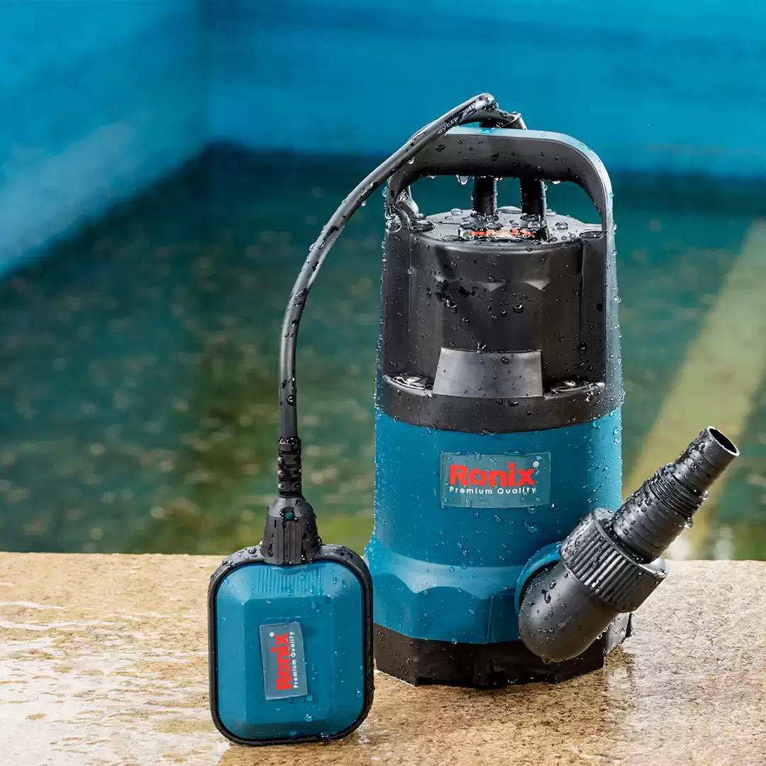 BOMBA SUMERGIBLE 1HP DE AGUA LIMPIA RONIX RH-4031 - 2
