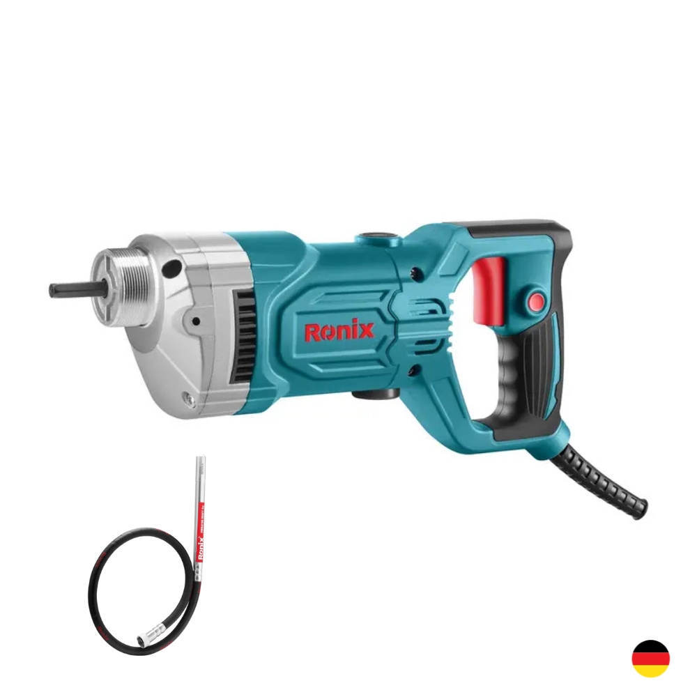 VIBRADORA PROFESIONAL DE CONCRETO 1200W RONIX 2420 + MANGUERA 2M - 1