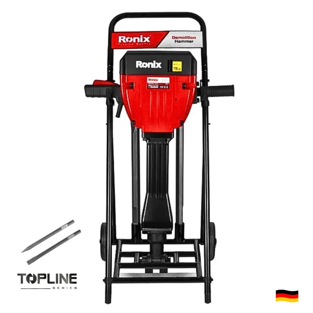 MARTILLO DEMOLEDOR INDUSTRIAL 2200W 30KG 75J RONIX 2830 - 1