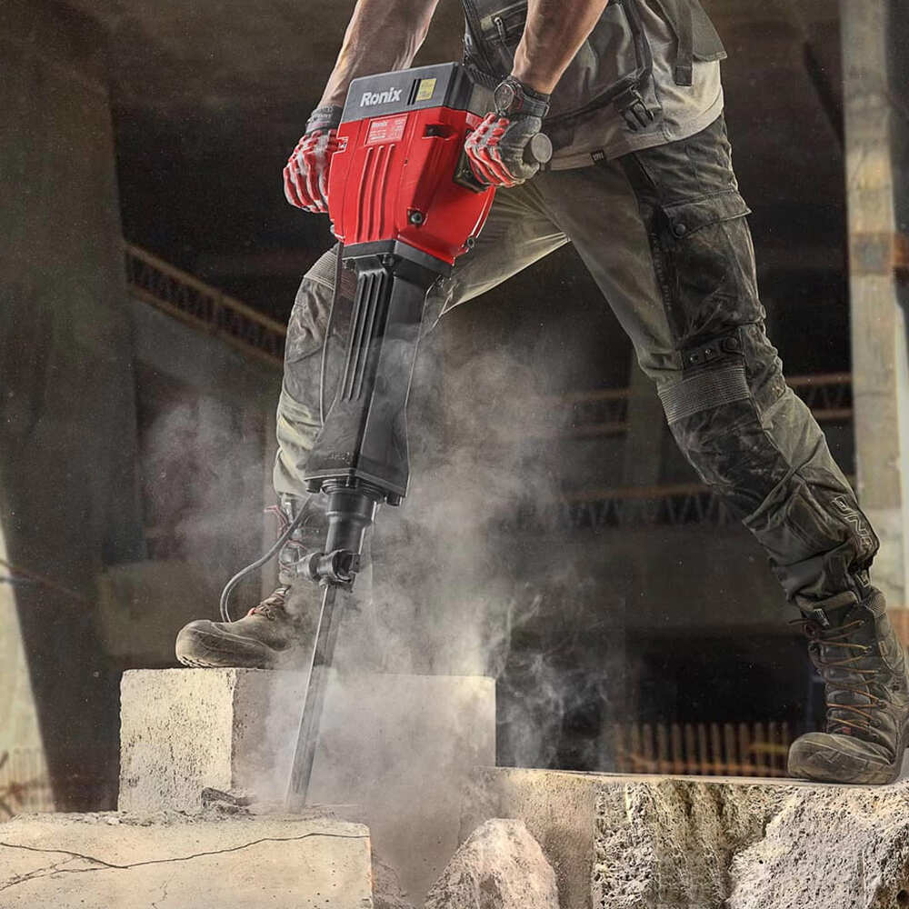 MARTILLO DEMOLEDOR INDUSTRIAL 2200W 30KG 75J RONIX 2830 - 2
