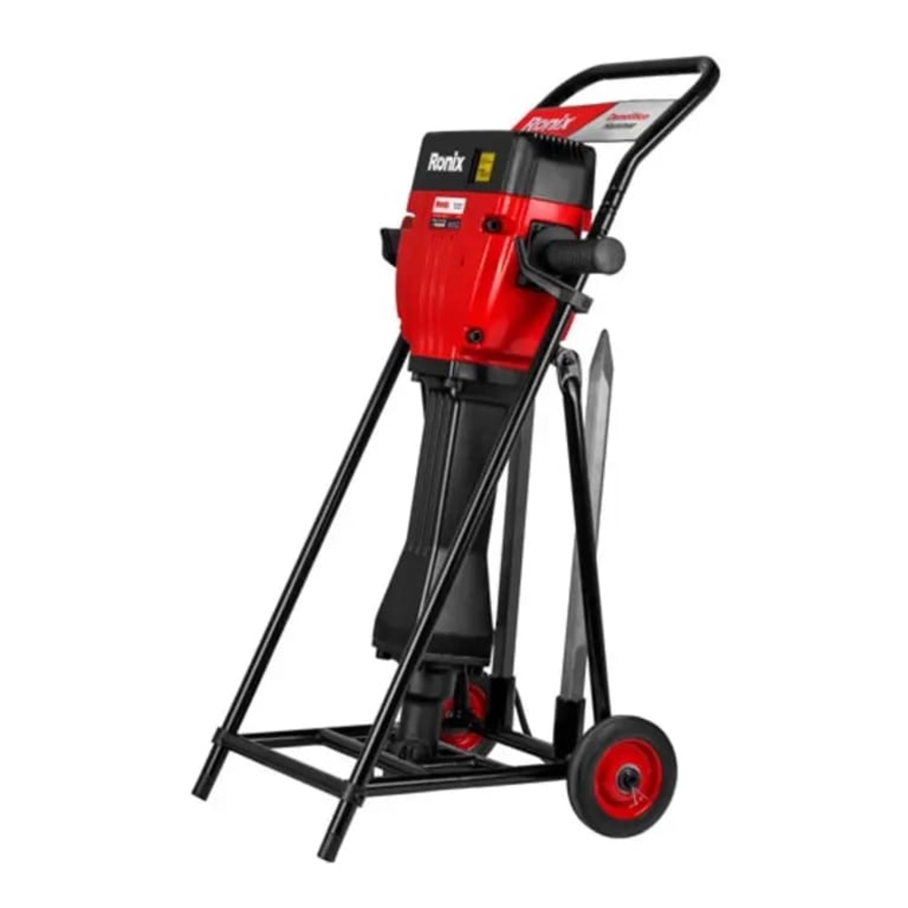 MARTILLO DEMOLEDOR INDUSTRIAL 2200W 30KG 75J RONIX 2830 - 3