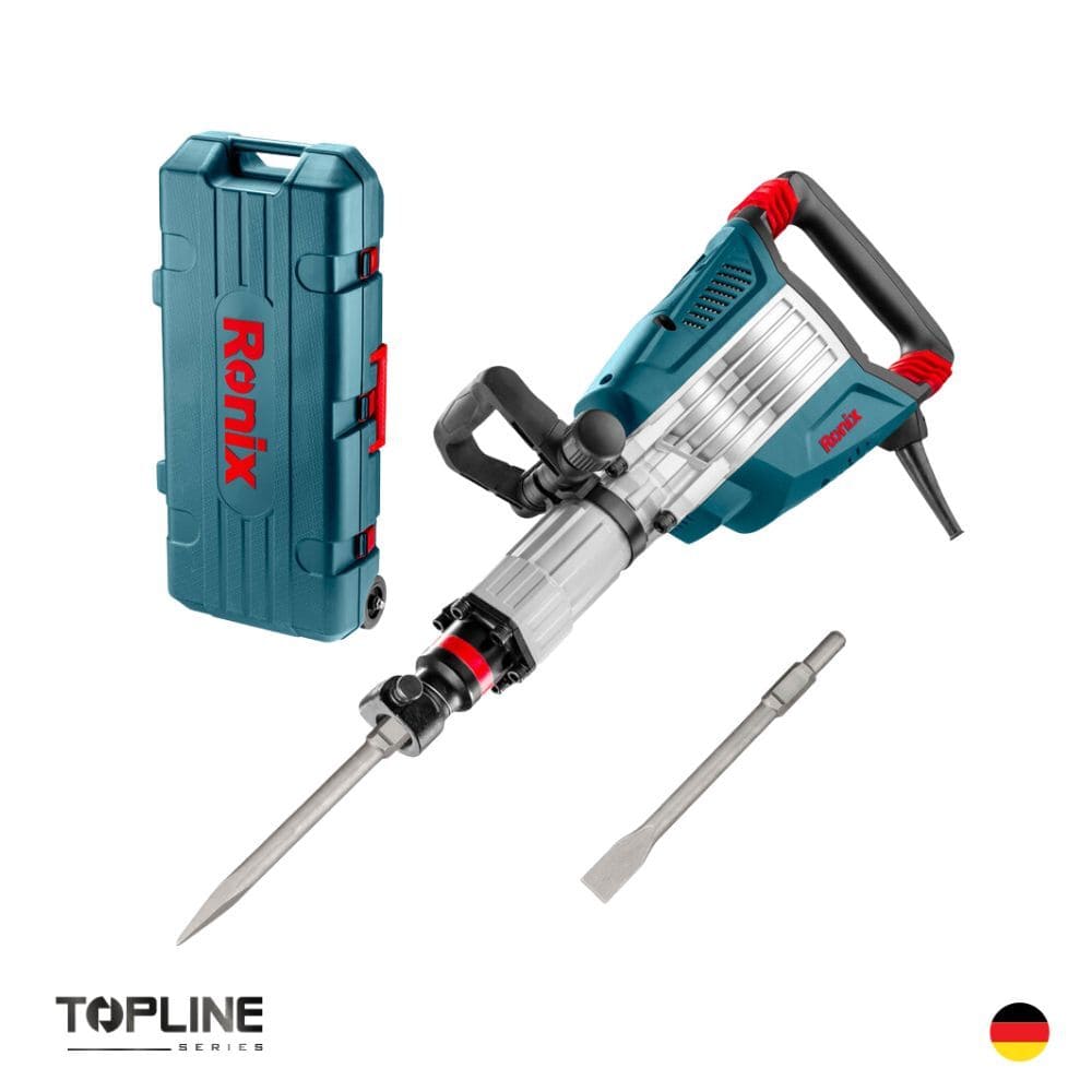 MARTILLO DEMOLEDOR INDUSTRIAL 1750W 15.5KG SDS HEX RONIX 2802 - 1