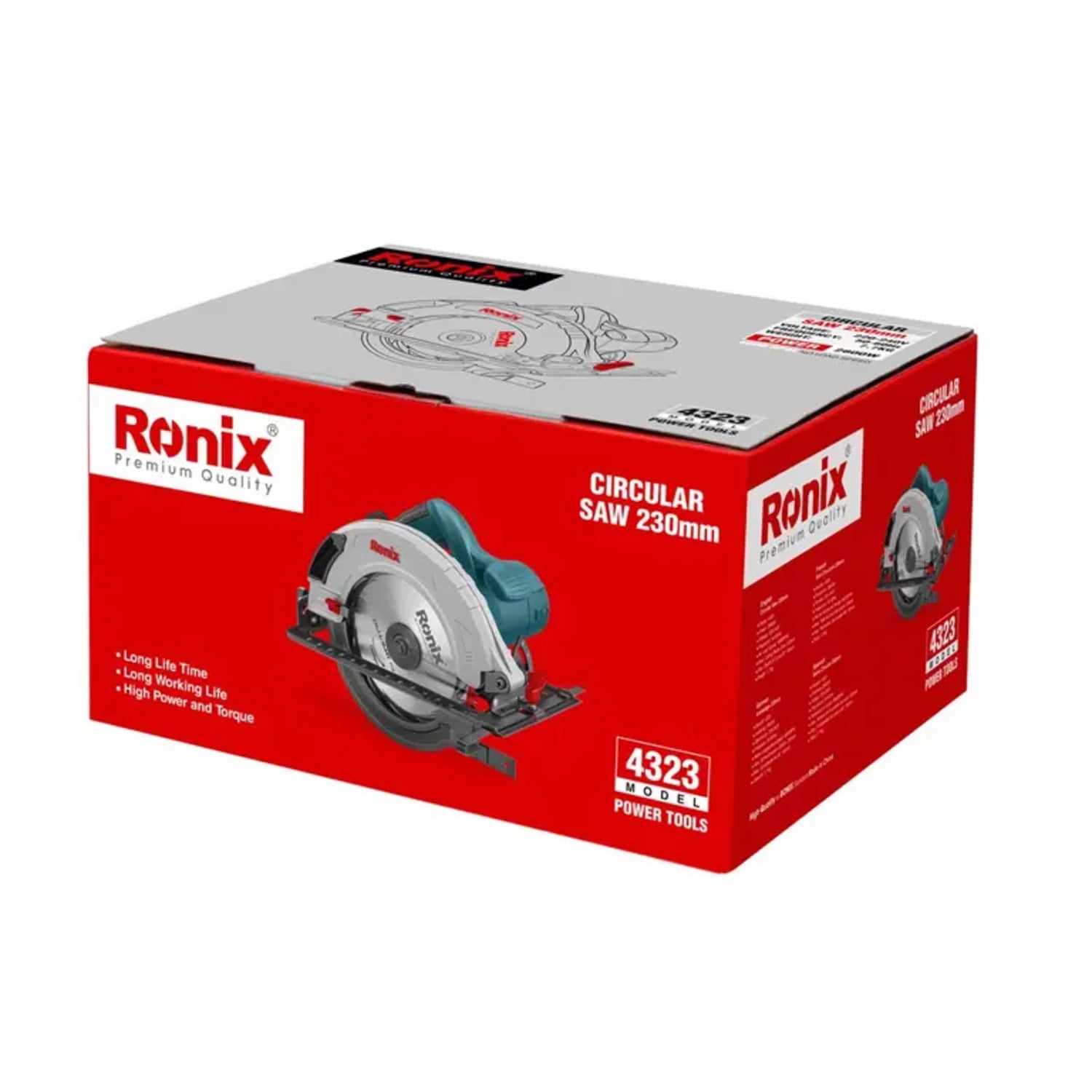 SIERRA CIRCULAR 9″ 2800W RONIX 4323 - 5