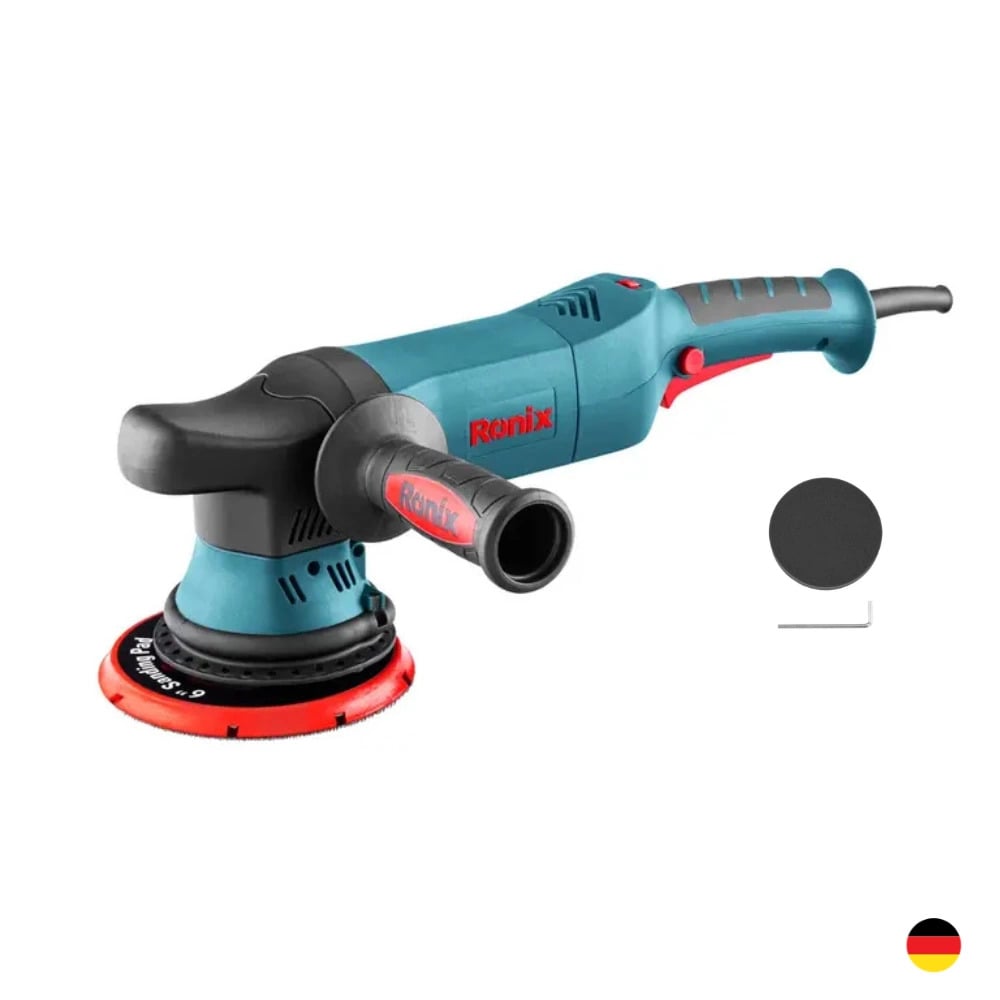 PULIDORA ROTO ORBITAL 1200W ELÉCTRICA RONIX 6122 INDUSTRIAL - 1