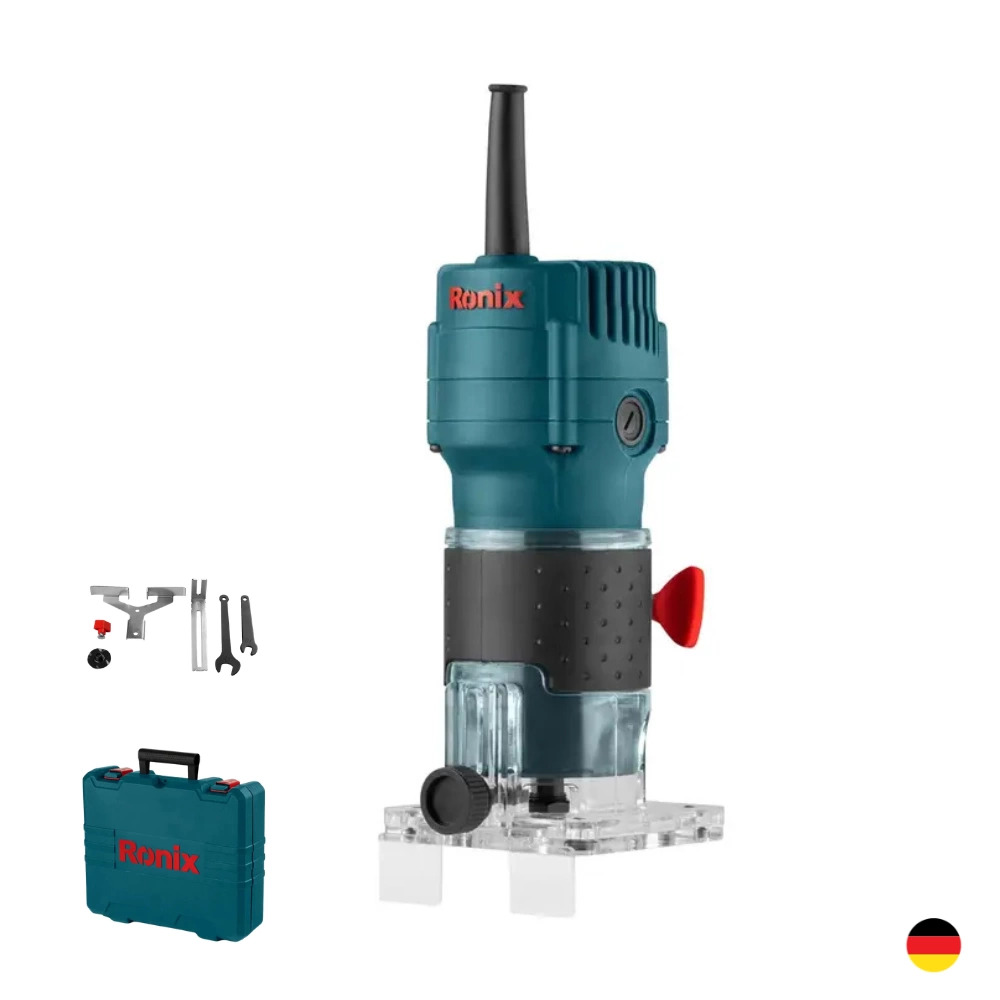 FRESADORA 550W RUTEADORA DE MANO 6MM RONIX 7106 - 1