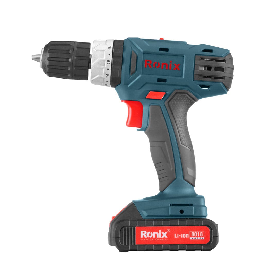 TALADRO ATORNILLADOR 18V INALÁMBRICO RONIX 8018 - 5