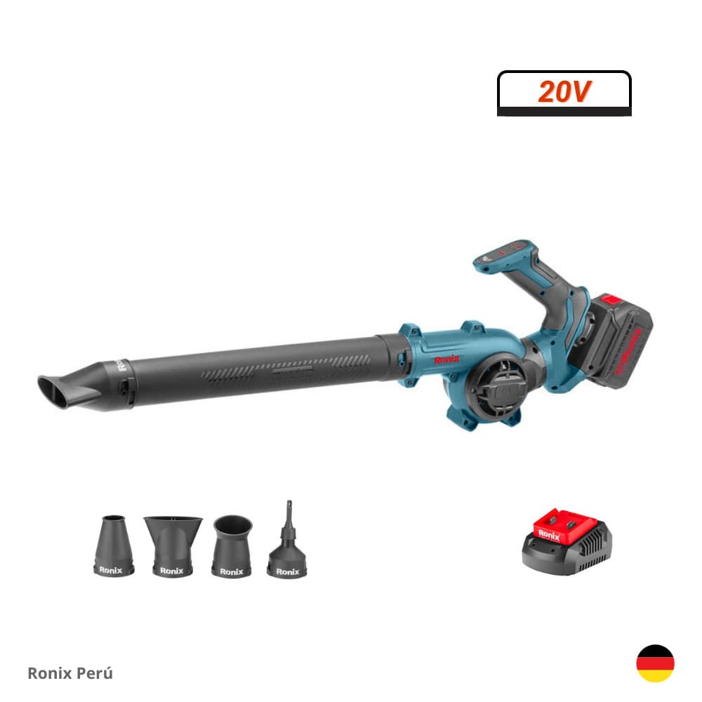 SOPLADORA DE AIRE 20V 4AH INALÁMBRICA INDUSTRIAL RONIX 8627 - 1