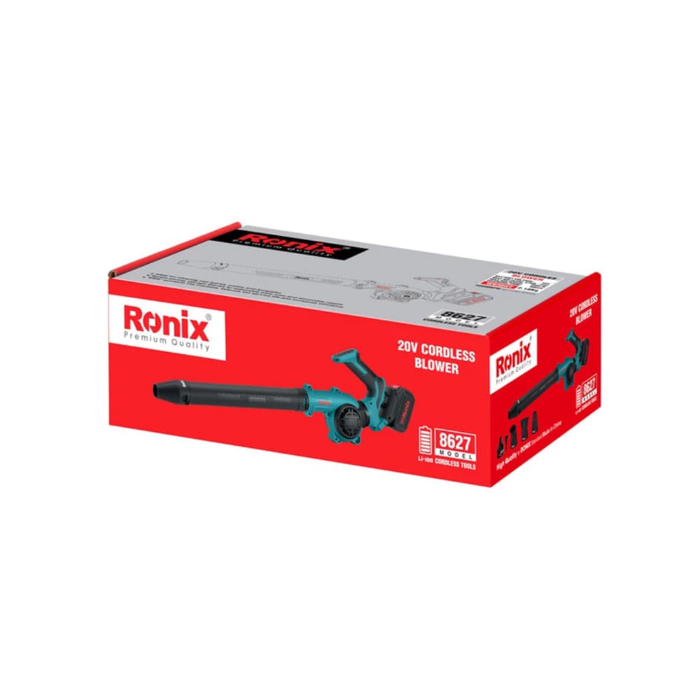 SOPLADORA DE AIRE 20V 4AH INALÁMBRICA INDUSTRIAL RONIX 8627 - 5