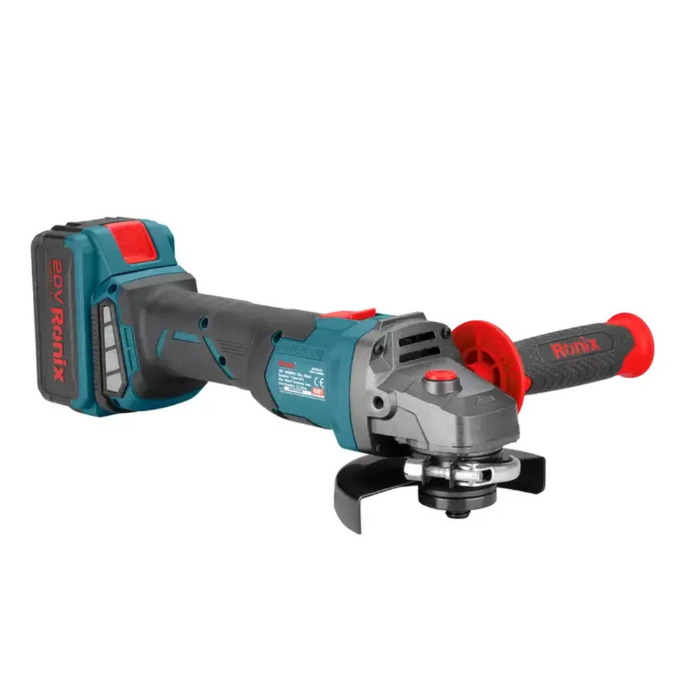AMOLADORA INALÁMBRICA 4 1/2″ 20V 4AH BRUSHLESS RONIX 8901K - 4