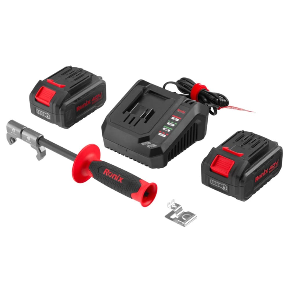 TALADRO PERCUTOR ATORNILLADOR 1/2″ 40V 2AH INALÁMBRICO BRUSHLESS RONIX 8905-40V INDUSTRIAL - 5
