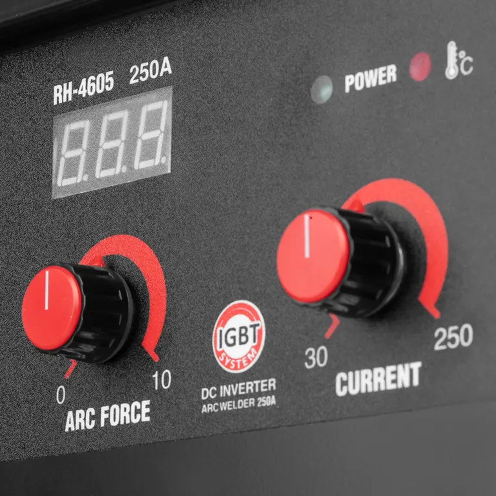 MÁQUINA DE SOLDAR 250A INVERTER DC ARC IGBT RONIX RH-4605 - 3