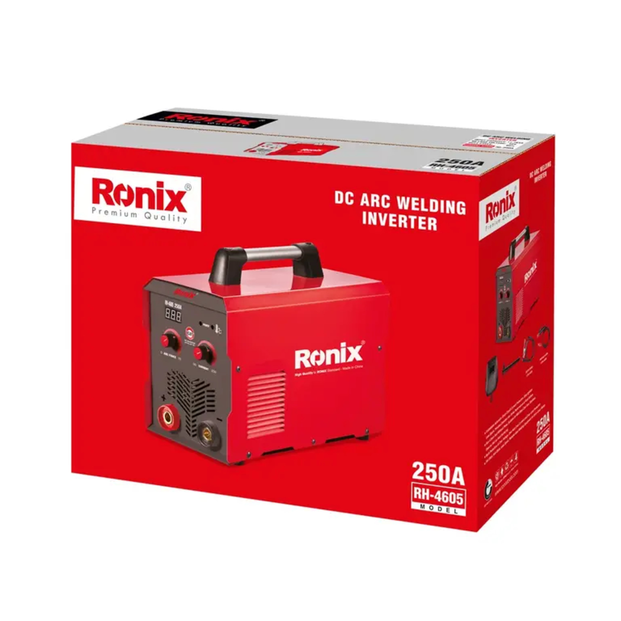 MÁQUINA DE SOLDAR 250A INVERTER DC ARC IGBT RONIX RH-4605 - 5