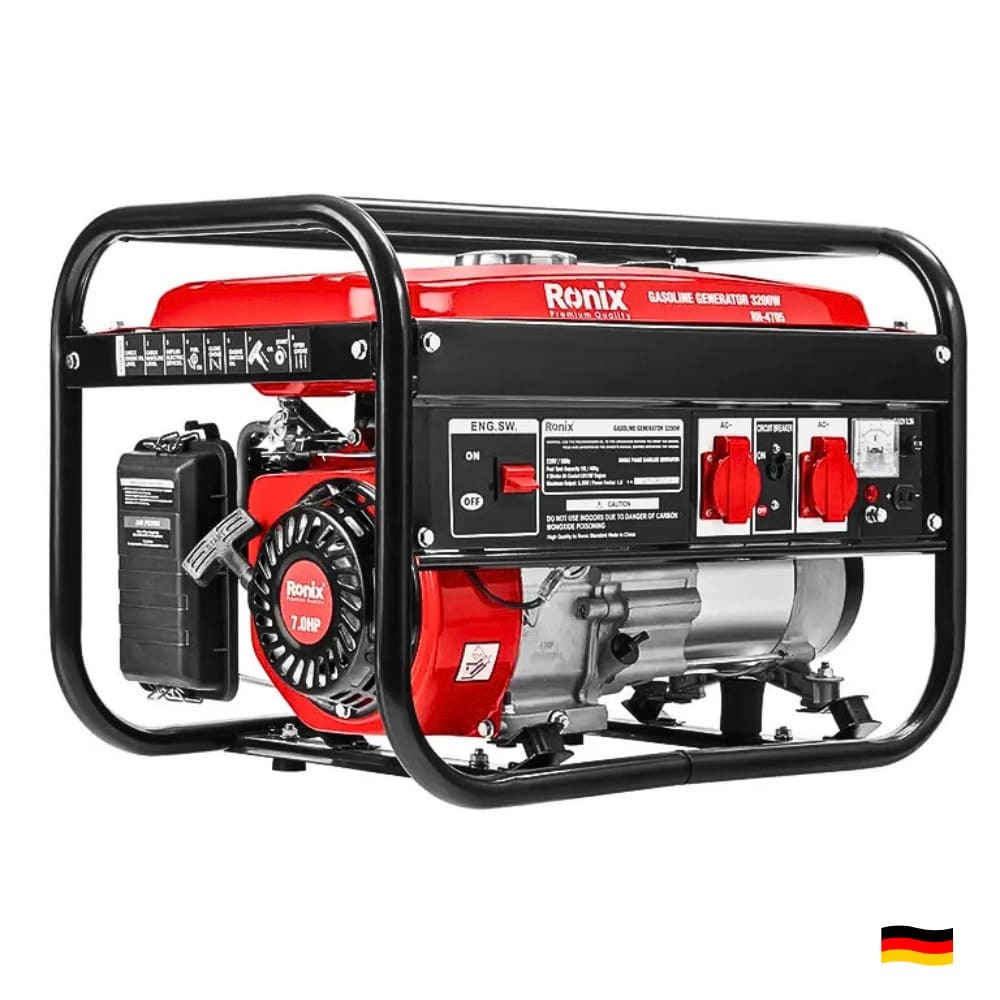 GENERADOR 3200W A GASOLINA 4 TIEMPOS RONIX RH-4705 - 1