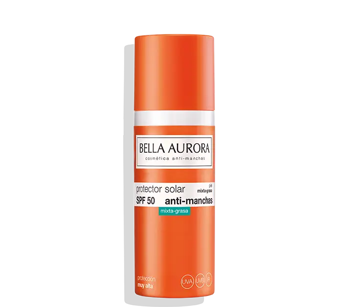 FOTOPROTECTOR ANTI-MANCHAS SPF50+. PIEL MIXTA-GRASA SUN 50ML BELLA AURORA - 2