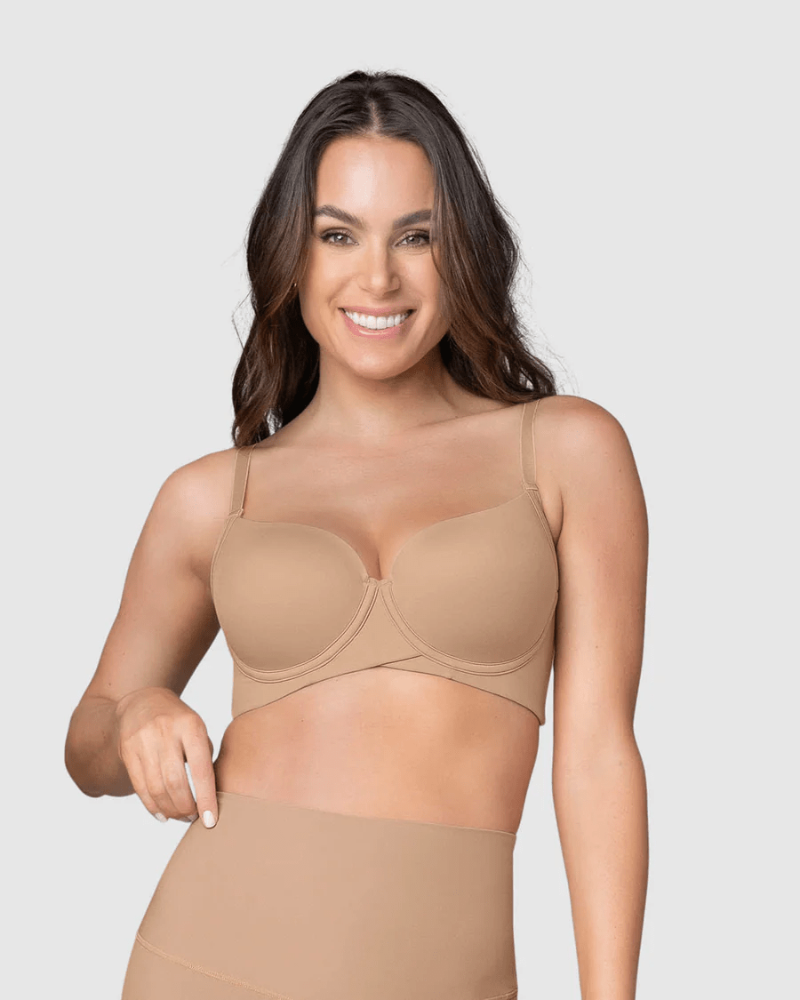 BRASIER DE BUEN CUBRIMIENTO EN ESCOTE Y ESPALDA - 1