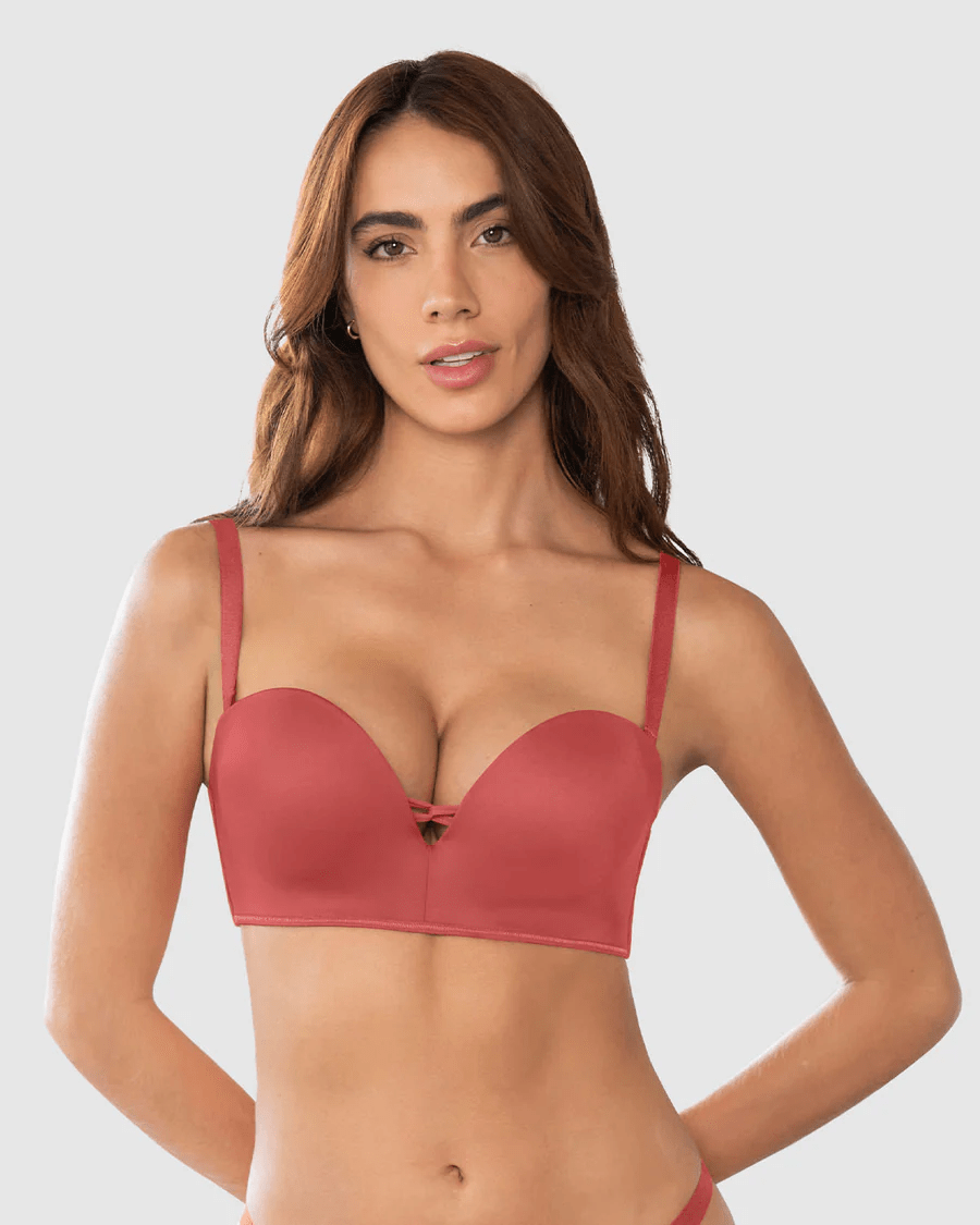BRASIER WOW DE TRIPLE REALCE IDEAL COMO STRAPLESS - 1