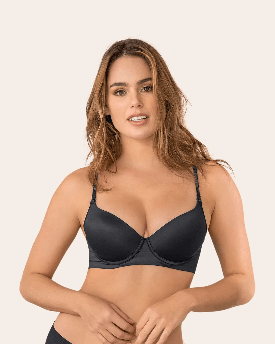 BRASIER INVISIBLE DE REALCE ALTO DE COPAS CON MEMORIA Y ARCO - 1