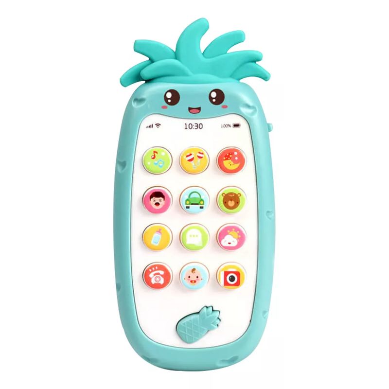 CELULAR DIDÁCTICO PARA BEBES PIÑA AZUL - 1