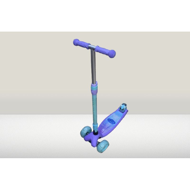 SCOOTER REFORZADO COLOR CELESTE Y LILA INSPIRADO EN FROZEN - 1