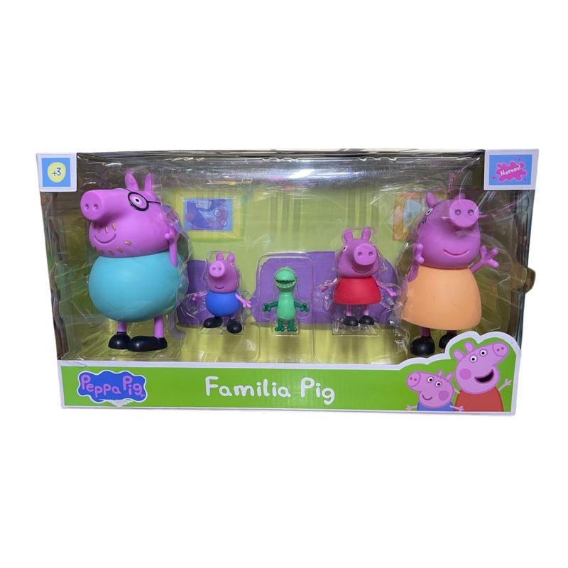 SET DE FIGURAS PEPPA PIG DE 5 PERSONAJES - 1