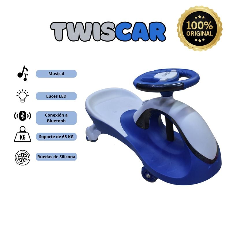 TWISCAR MUSICAL CON LUCES Y CONEXIÓN A BLUETOOH - 1