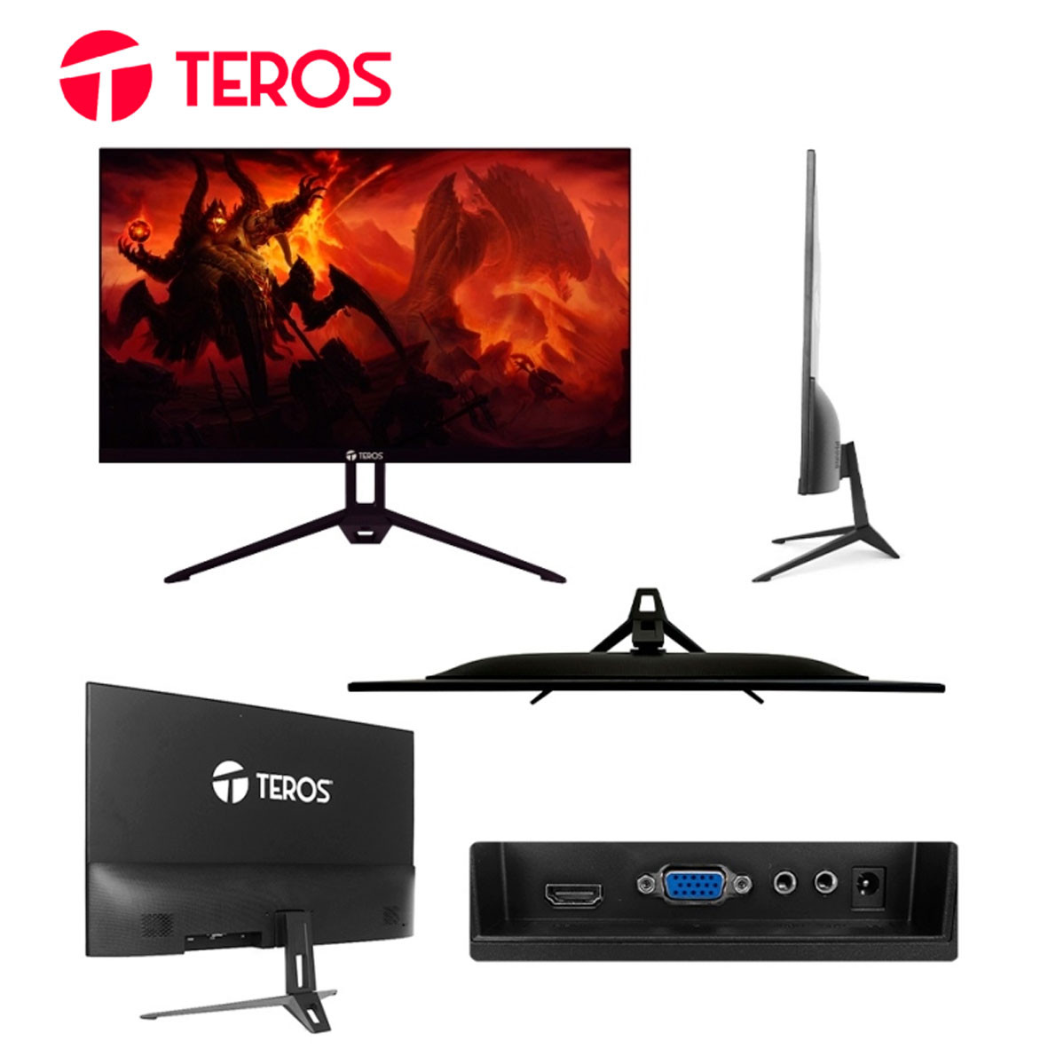 COMPUTADORA COMPLETA RYZEN 7 5700G MEMORIA RAM 16GB DISCO SSD 500GB MONITOR 24' COLOR NEGRO - 4