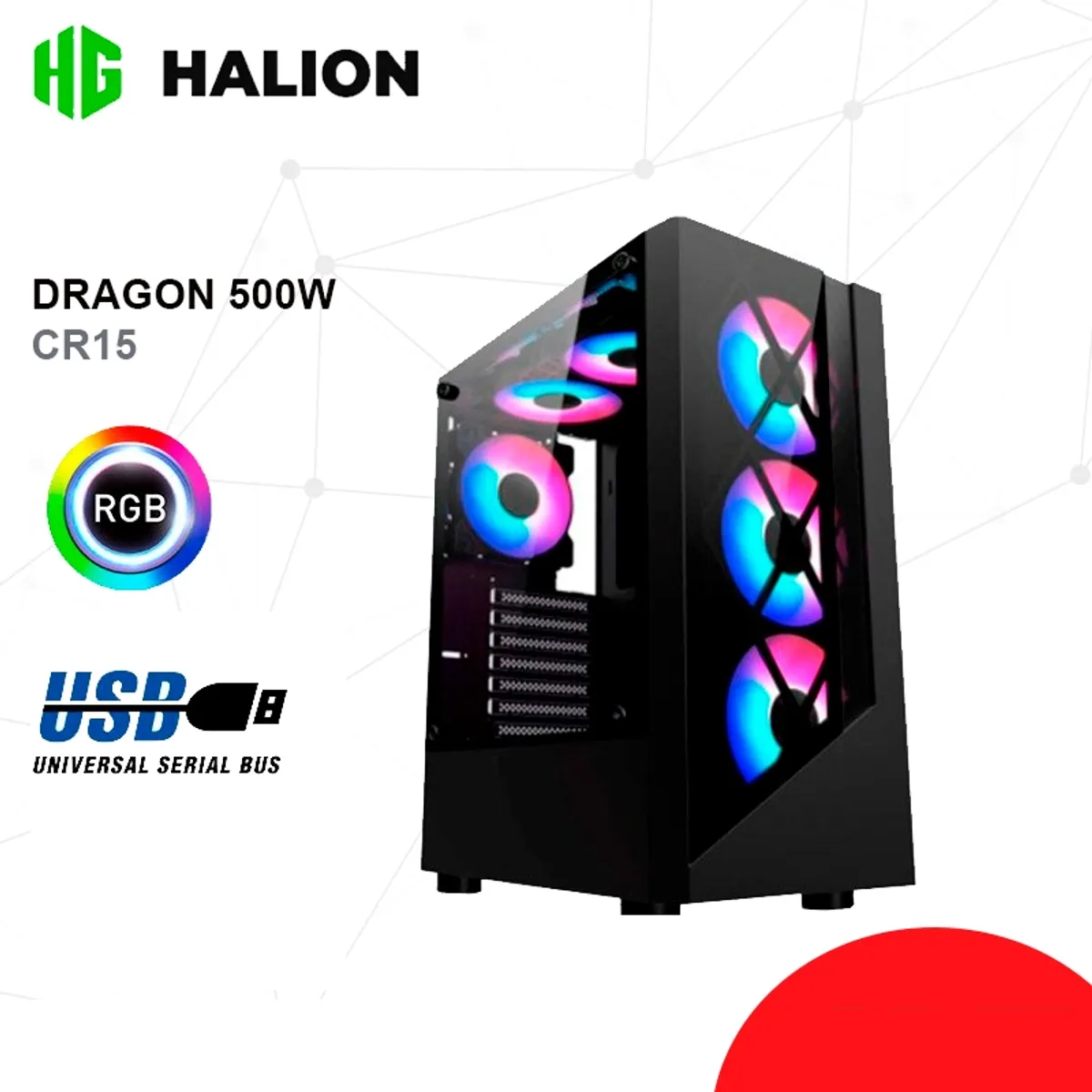 COMPUTADORA PC RYZEN 5 5600G RAM 16GB DISCO 500GB SSD CON GRAFICOS AMD RADEON - 3