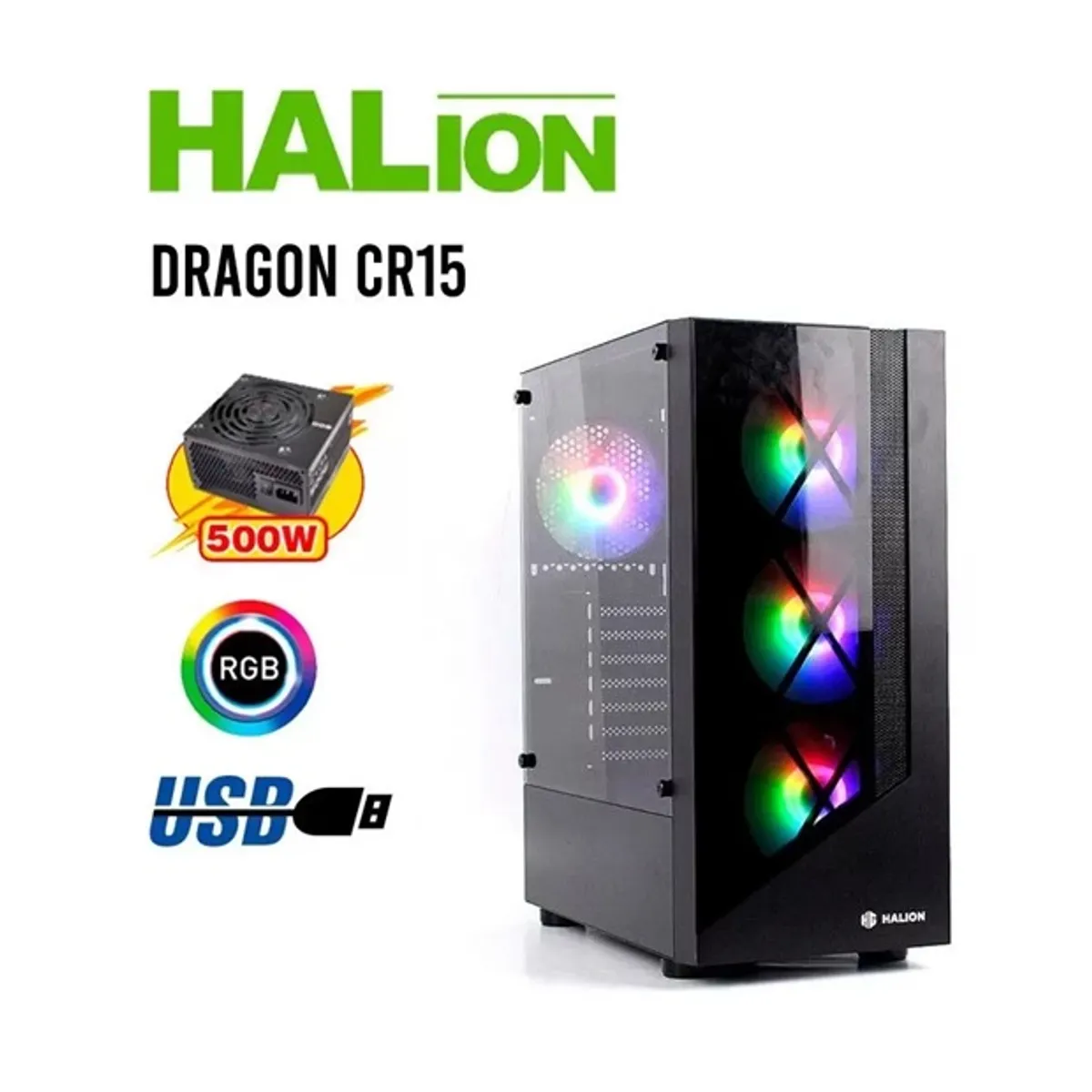 COMPUTADORA PC RYZEN 5 5600G RAM 16GB DISCO 500GB SSD CON GRAFICOS RADEON VEGA - 2