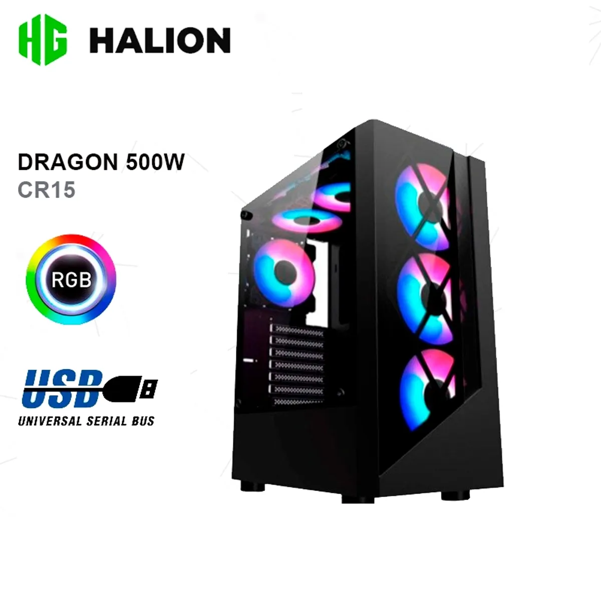 COMPUTADORA PC RYZEN 7 5700G RAM 16GB SSD 500GB CON GRAFICOS AMD RADEON - 3