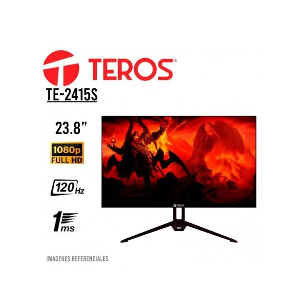 COMPUTADORA PC GAMER RYZEN 7 5700G RAM 16GB SSD 500GB MONITOR 24' FULL HD - 3