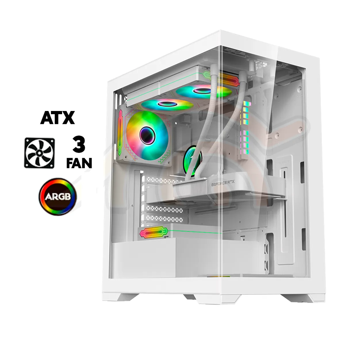 COMPUTADORA COMPLETA RYZEN 7 5700G RAM 16GB DISCO SSD 500GB MONITOR 24' FULL HD - 5