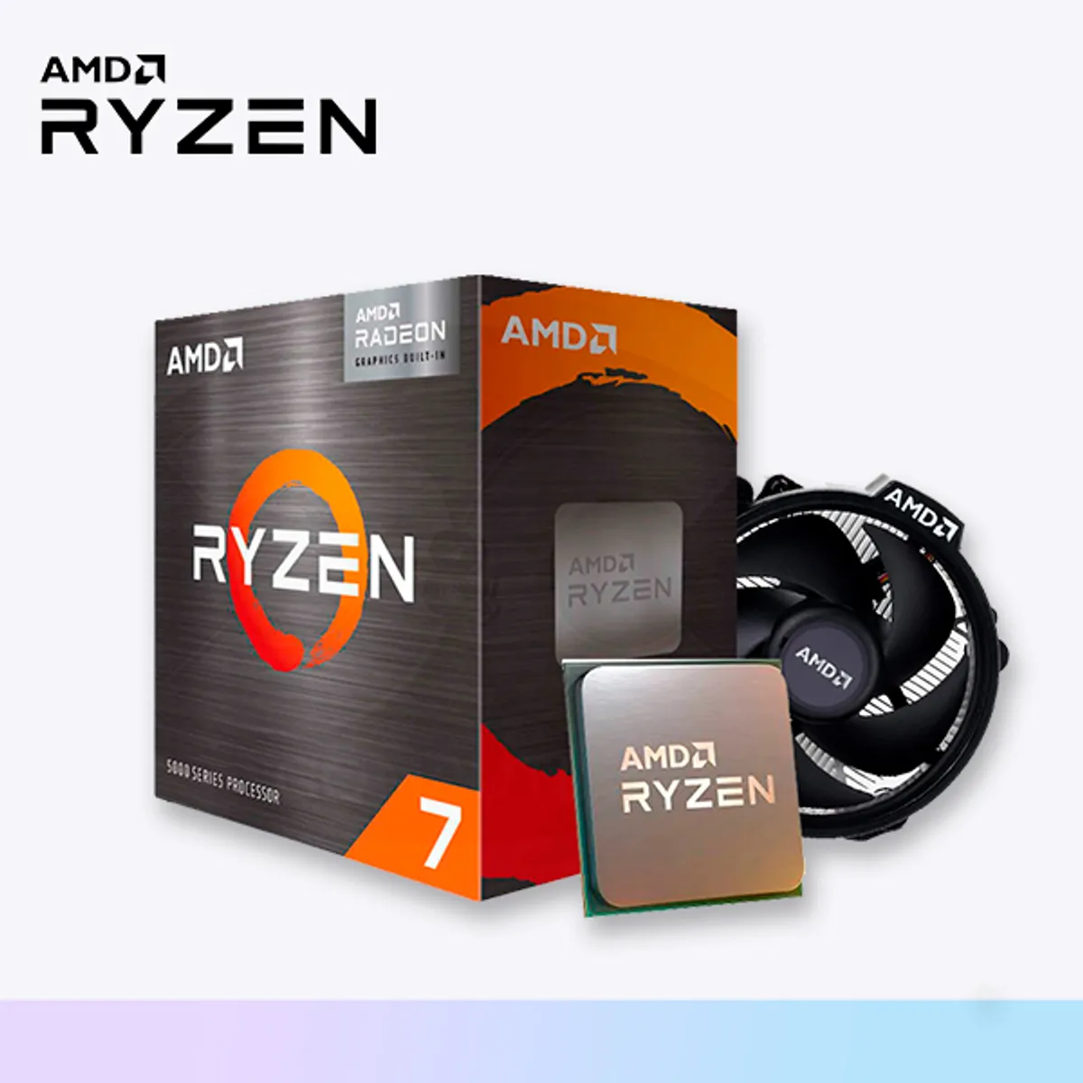 COMPUTADORA PC GAMER RYZEN 7 5700G RAM 16GB SSD 500GB MONITOR 24' FULL HD - 2