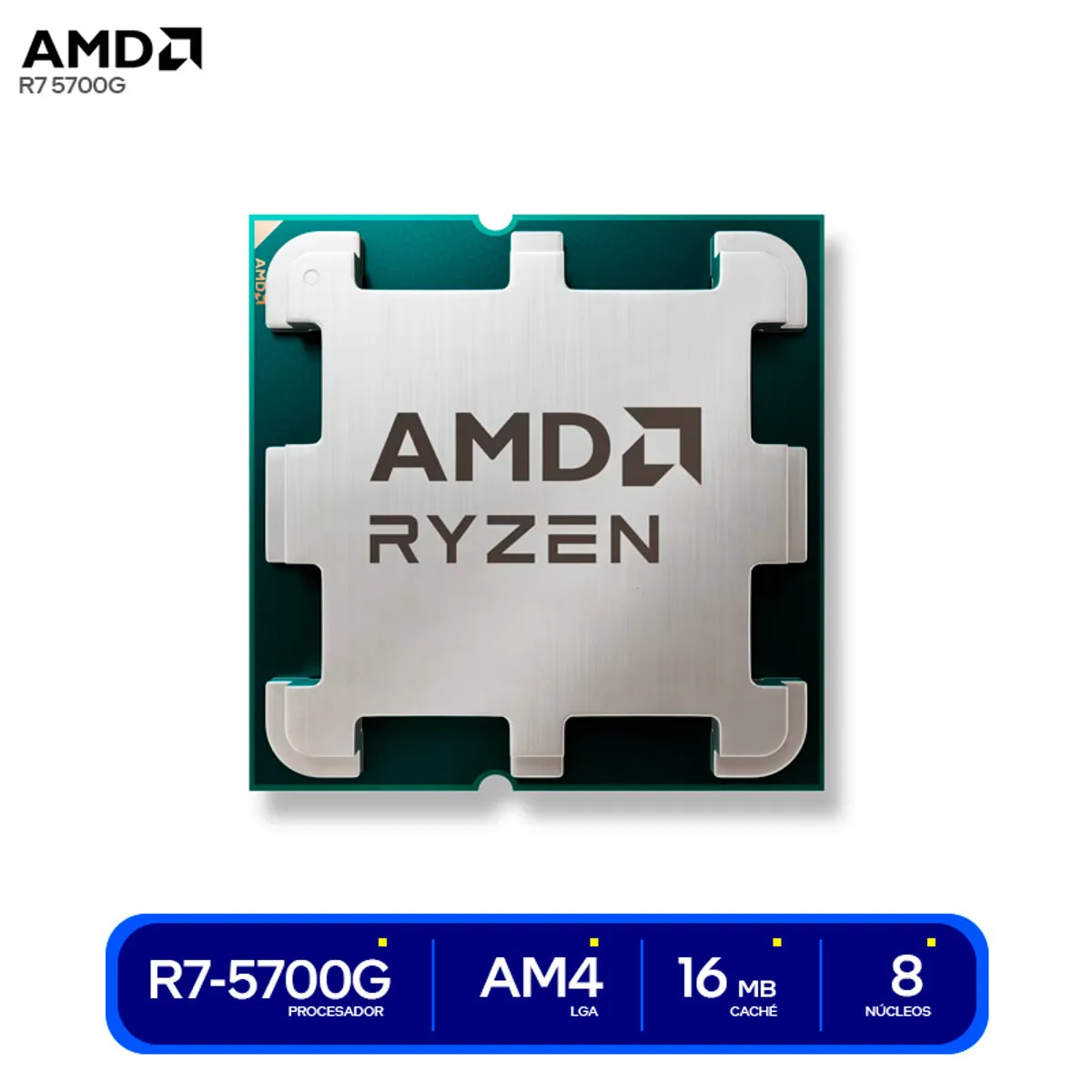 COMPUTADORA COMPLETA RYZEN 7 5700G RAM 16GB DISCO SSD 500GB MONITOR 24' FHD - 2